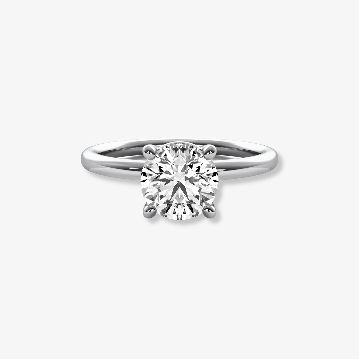 The Clasique | Round Brilliant Cut Lab Diamond Engagement Ring