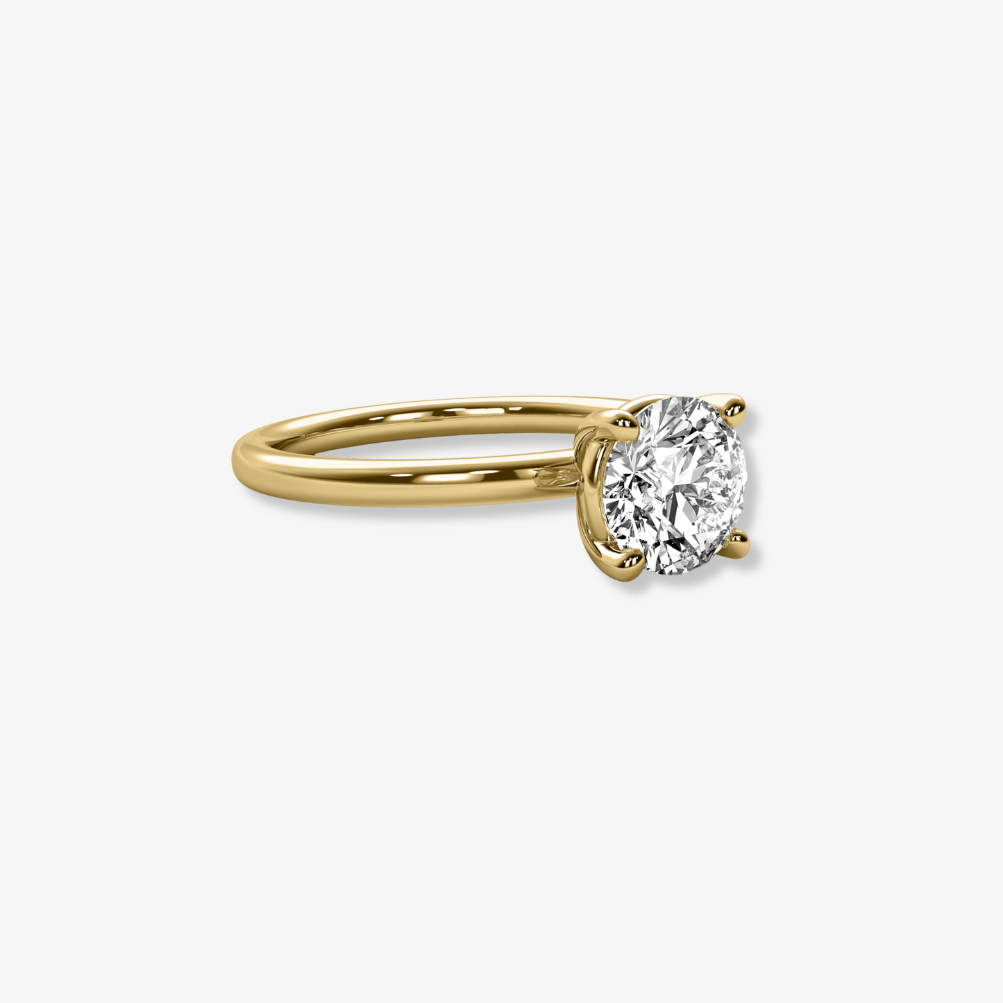 The Clasique | Round Brilliant Cut Lab Diamond Engagement Ring