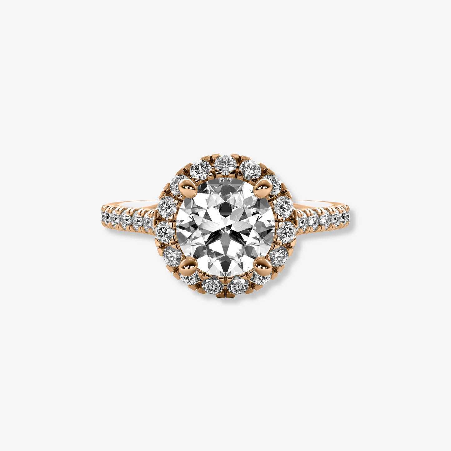 The Halo | Round Brilliant Cut Lab Diamond Engagement Ring