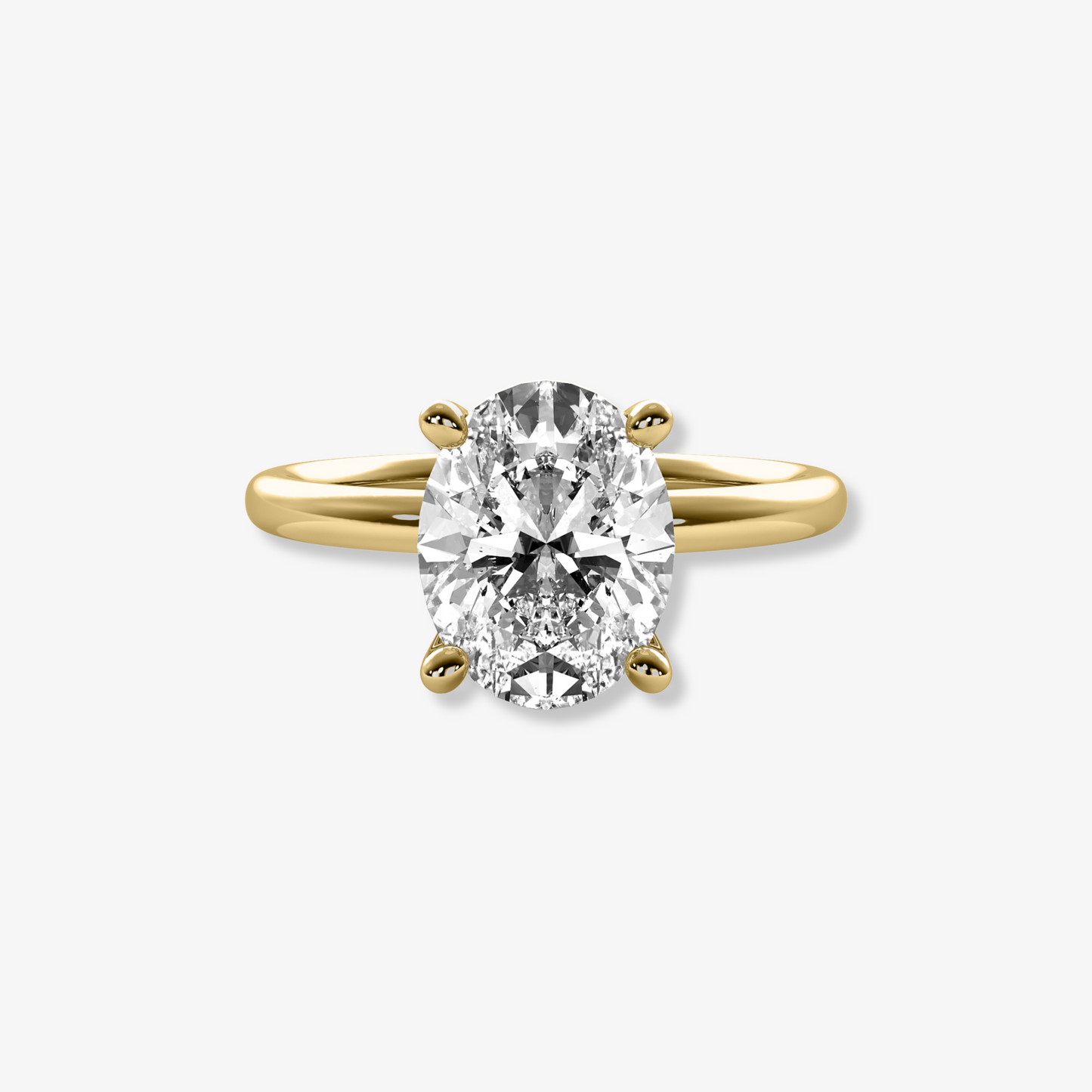 The Clasique | Oval Brilliant Lab Diamond Engagement Ring