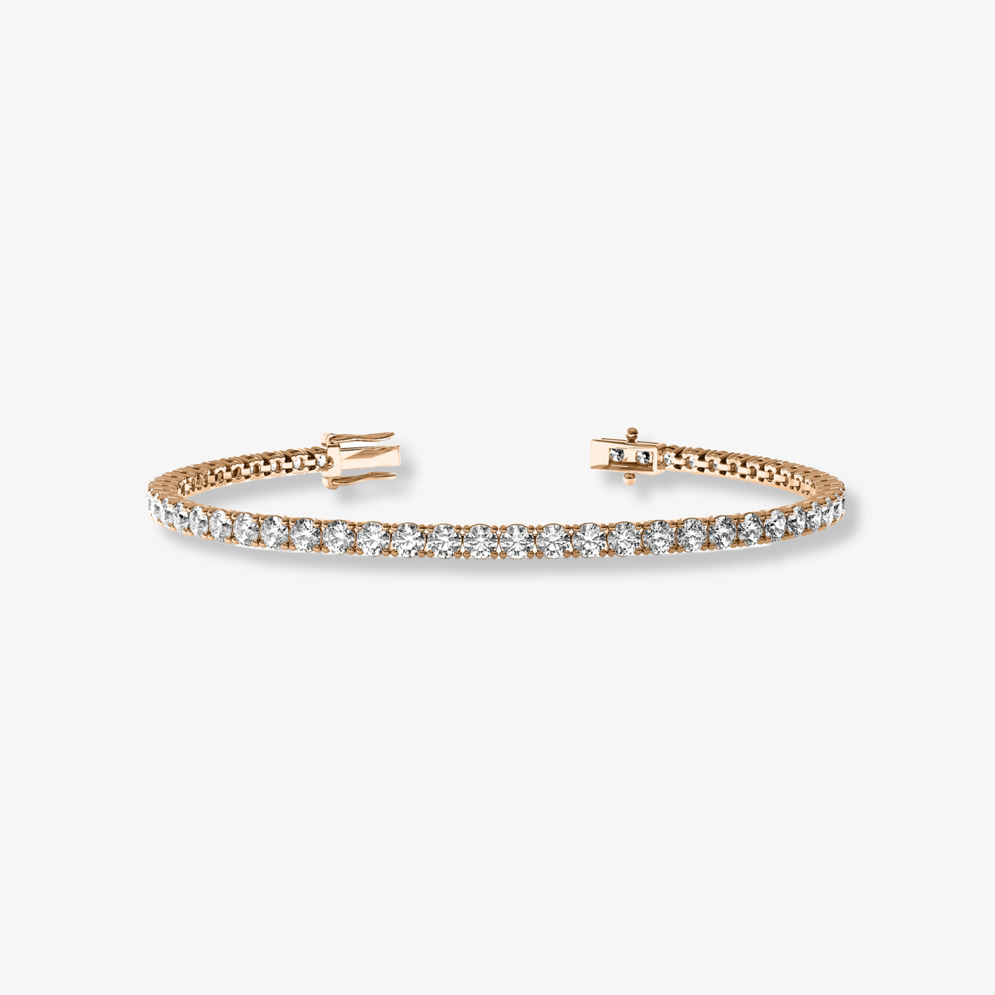 Clasique | Round Brilliant Lab Diamond Tennis Bracelet