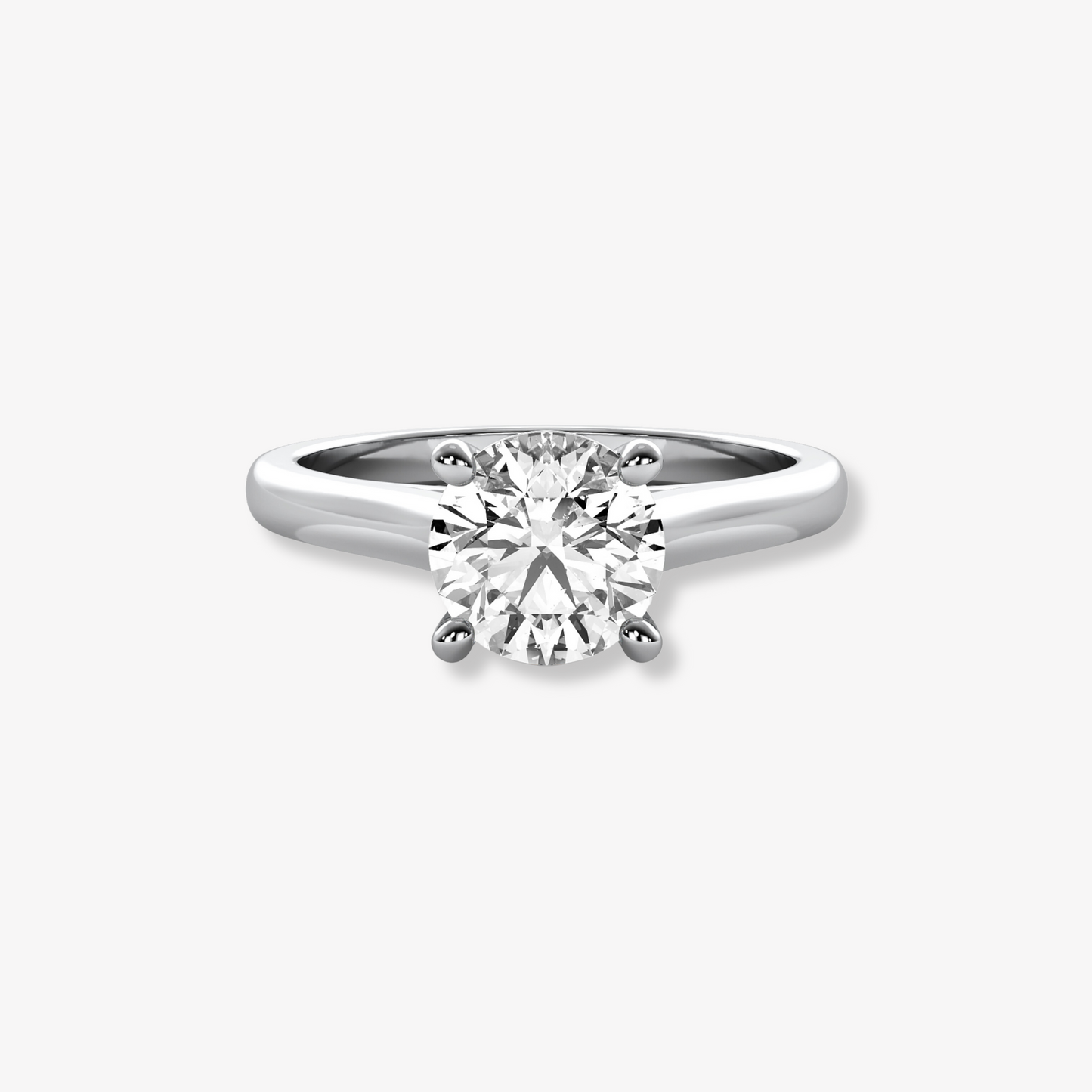 The Cathedral | Round Brilliant Cut Lab Diamond Engagement Ring