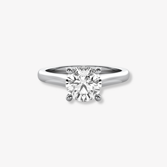 The Cathedral | Round Brilliant Cut Lab Diamond Engagement Ring