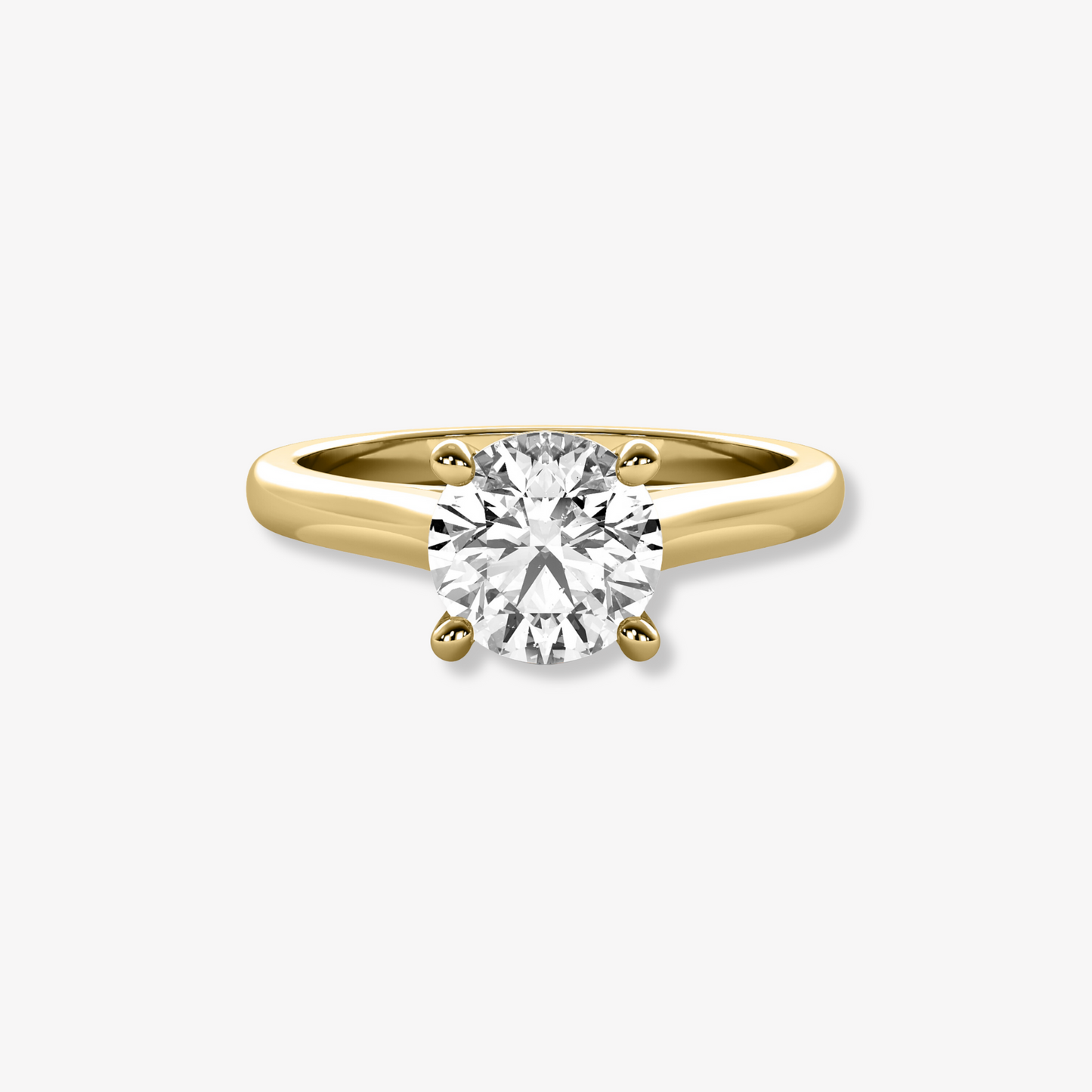 The Cathedral | Round Brilliant Cut Lab Diamond Engagement Ring